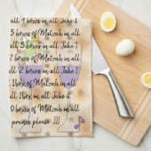 キッチンタオル"すべてのマッツァーの8箱" キッチンタオル (四つ折り)