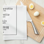 キッチンタオル |エビ (四つ折り)