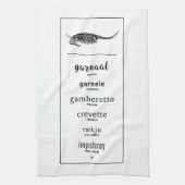 キッチンタオル |エビ (縦)