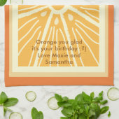 キッチンタオル「オレンジ」 キッチンタオル (折り畳み)