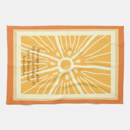 キッチンタオル「オレンジ」 キッチンタオル