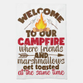 キッチンタオル、キャンピングキッチンティータオル、キャンパー キッチンタオル (縦)