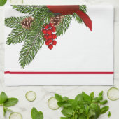 キッチンタオル – クリスマス(鳥)ショウジョウコウカンチョウ (折り畳み)