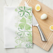 キッチンタオル「クローバーの葉」 キッチンタオル (四つ折り)