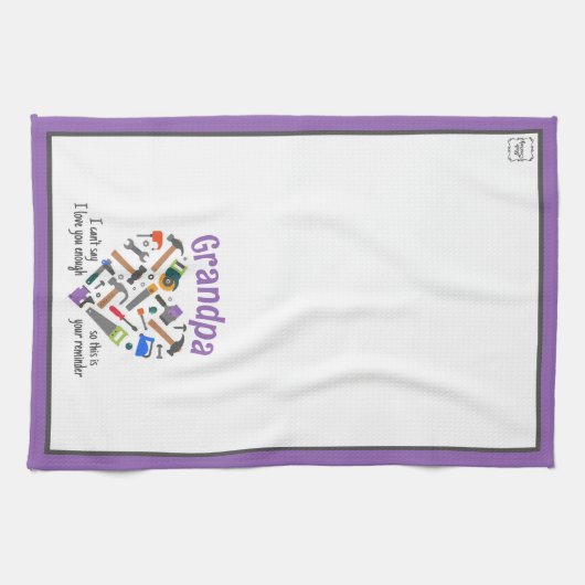 キッチンタオル – ツール（紫） (横)
