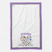 キッチンタオル – ツール（紫） (縦)