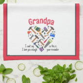 キッチンタオル – ツール（赤） (折り畳み)