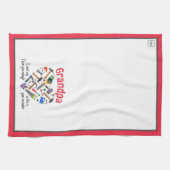 キッチンタオル – ツール（赤） (横)