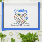 キッチンタオル – ツール（青） (折り畳み)