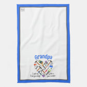 キッチンタオル – ツール（青） (縦)