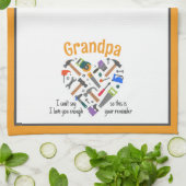 キッチンタオル – ツール（黄色） (折り畳み)