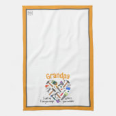 キッチンタオル – ツール（黄色） (縦)