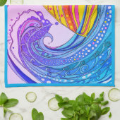 キッチンタオル「トロピカルサンセット」 キッチンタオル (折り畳み)