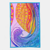 キッチンタオル「トロピカルサンセット」 キッチンタオル (縦)