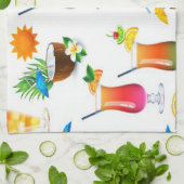 キッチンタオル/トロピカルドリンク キッチンタオル (折り畳み)