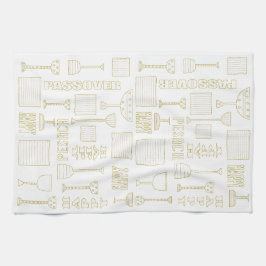 キッチンタオル「ハッピーな過ぎ越しの言葉」 キッチンタオル