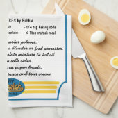 キッチンタオル「ハヌカーレトロ皿タオル」 キッチンタオル (四つ折り)