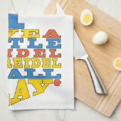 キッチンタオル「ハヌカー（ユダヤ教の祭り）/ドレディ遊デル」 キッチンタオル (四つ折り)