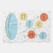 キッチンタオル「パスソーバーシーダープレート」 キッチンタオル (横)