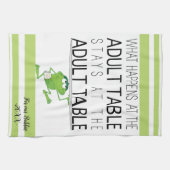 キッチンタオル「パスソーバー大人用テーブル」 キッチンタオル (横)