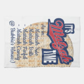キッチンタオル「パスソーバーIT'S Matzah Time」 キッチンタオル (横)