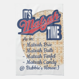 キッチンタオル「パスソーバーIT'S Matzah Time」 キッチンタオル