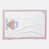 キッチンタオル – フローラ（ピンク） (横)