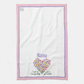 キッチンタオル – フローラ（ピンク） (縦)