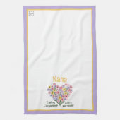 キッチンタオル – フローラ（紫） (縦)