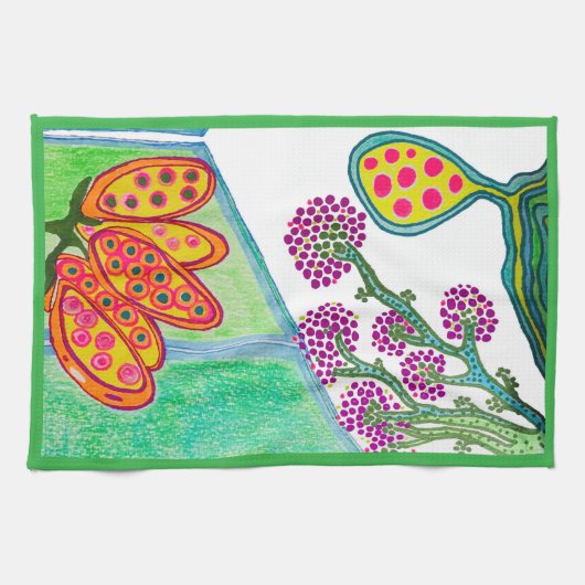 キッチンタオル「ポッドランディア」 キッチンタオル (横)