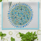 キッチンタオル「ポルトガルテラス」 キッチンタオル (折り畳み)