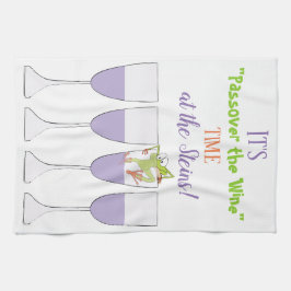 キッチンタオル「ワインを過ぎ去る」 キッチンタオル