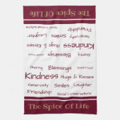 キッチンタオル – 人生のスパイス (縦)