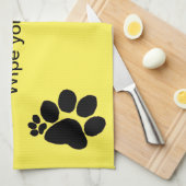 キッチンタオル – 前足を拭くv2 (四つ折り)