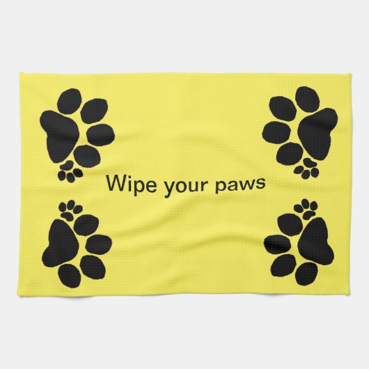 キッチンタオル – 前足を拭くv2 (横)