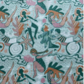 キッチンタオル：水中スイミング キッチンタオル