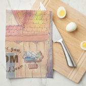 キッチンタオル「湖の矢印」 キッチンタオル (四つ折り)