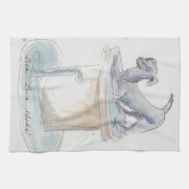 キッチンタオル「犬/ロンドン」 キッチンタオル