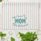 キッチンタオル「甘いストライプ」 キッチンタオル (折り畳み)