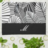 キッチンタオル「白黒」 キッチンタオル (折り畳み)