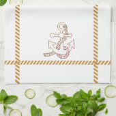 キッチンタオル – 船舶いかり (折り畳み)