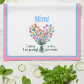 キッチンタオル – 花束（ピンク） (折り畳み)