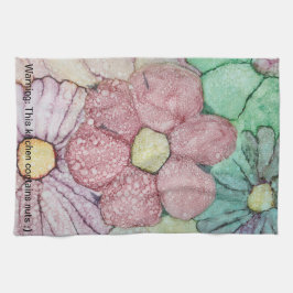 キッチンタオル「花/アルバムインク」 キッチンタオル