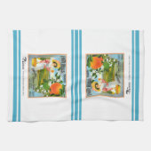 キッチンタオル – 足ヒルズブランドフルーツクレートラベル (横)