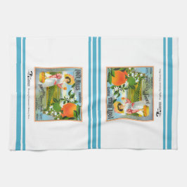 キッチンタオル – 足ヒルズブランドフルーツクレートラベル