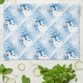 キッチンタオル/雪だるま キッチンタオル (折り畳み)