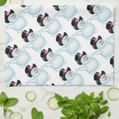 キッチンタオル/雪だるま キッチンタオル (折り畳み)