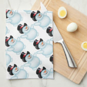 キッチンタオル/雪だるま キッチンタオル (四つ折り)