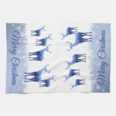 キッチンタオル – 鹿の雪 (横)