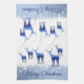 キッチンタオル – 鹿の雪 (縦)